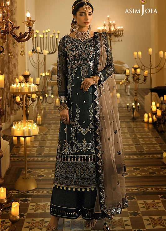 Asim jofa - Embroidered Festive Collection - AJST-08