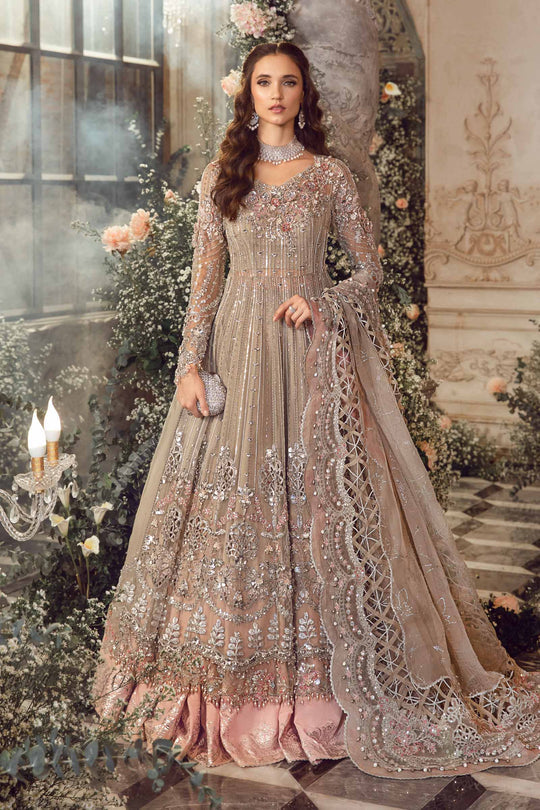 Grey BD-2703 | Maira. B. Mbroidered Wedding Edition