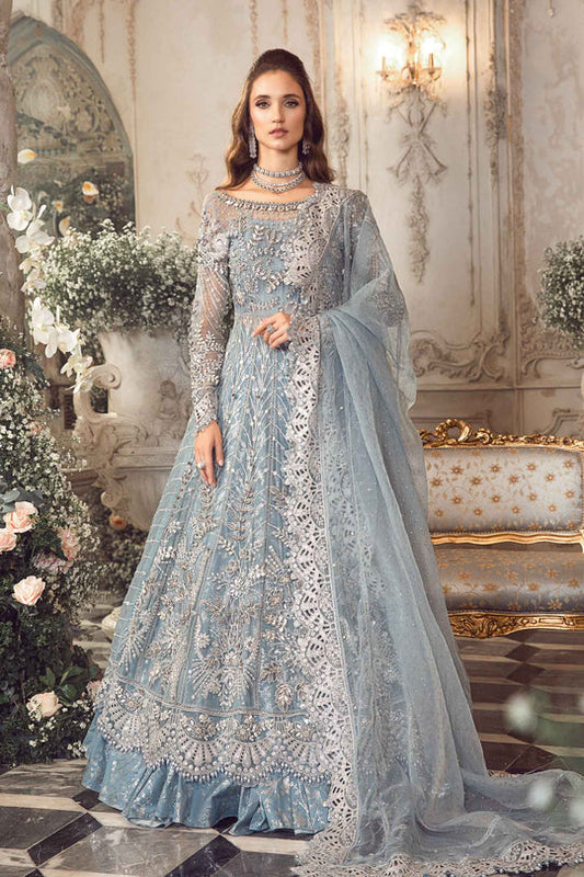 Ice Blue BD-2702 | Maira. B. Mbroidered Wedding Edition