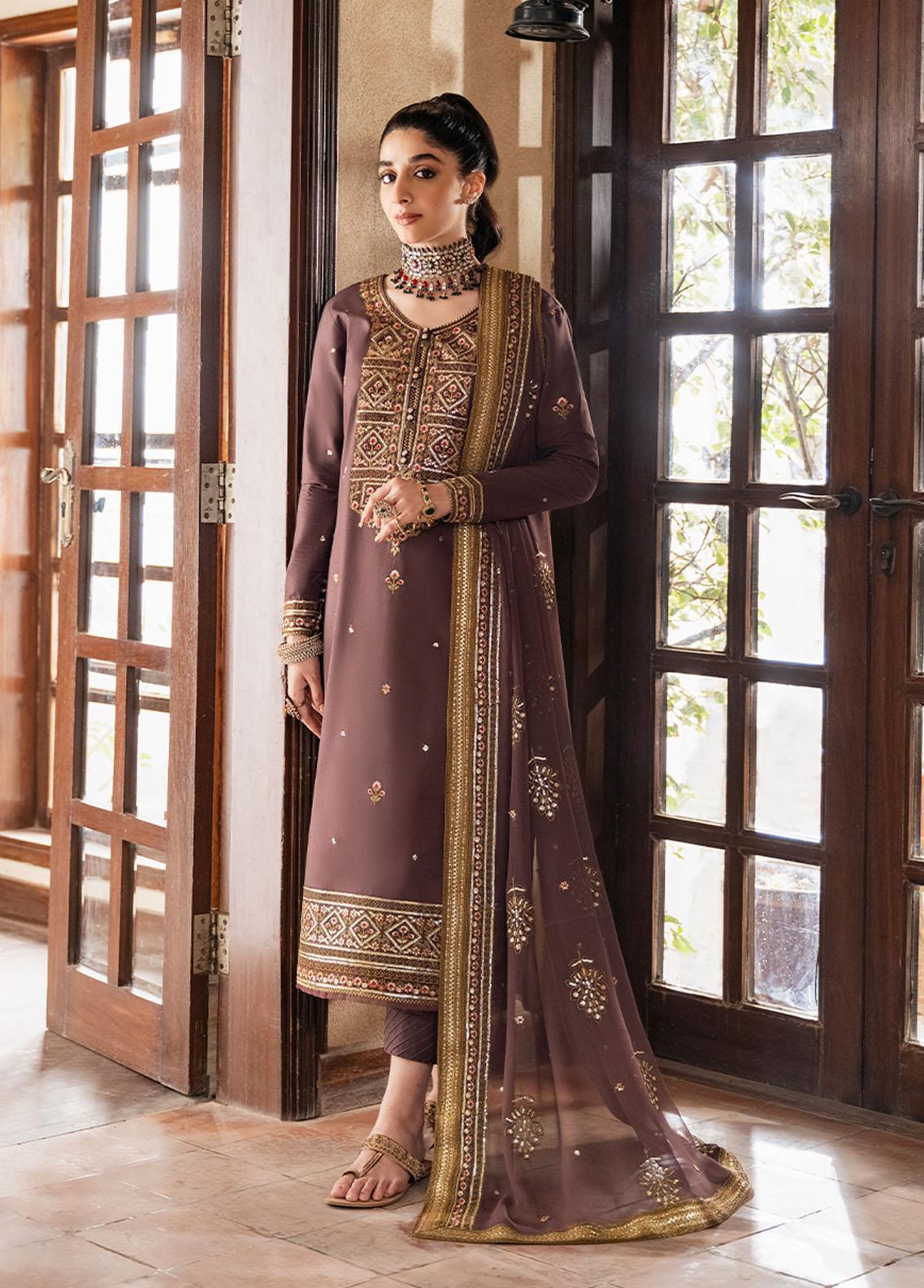 Asim jofa - Embroidered Festive Collection - AJKM-18