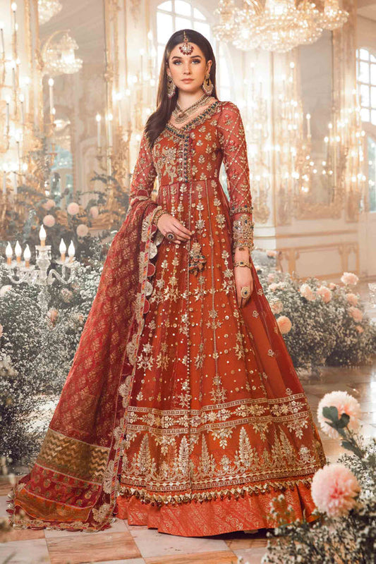 Maroon BD-2705 | Maira. B. Mbroidered Wedding Edition