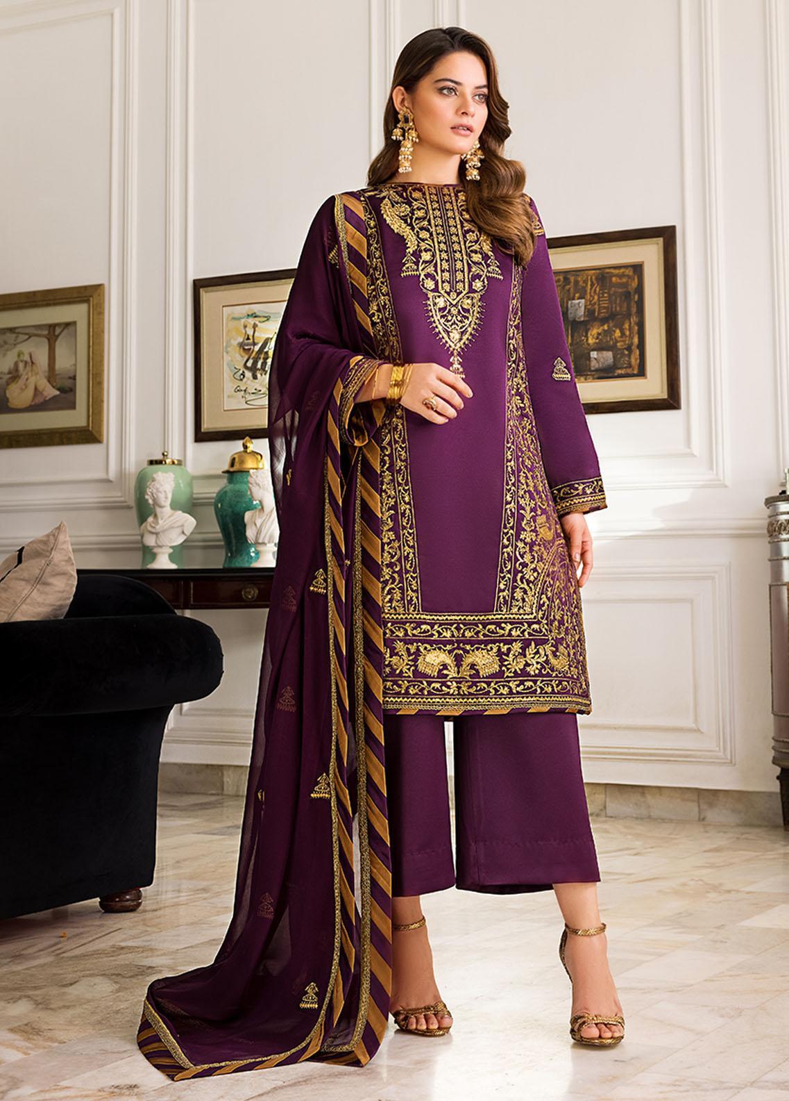 Asim jofa - Embroidered Festive Collection - AJSM-08