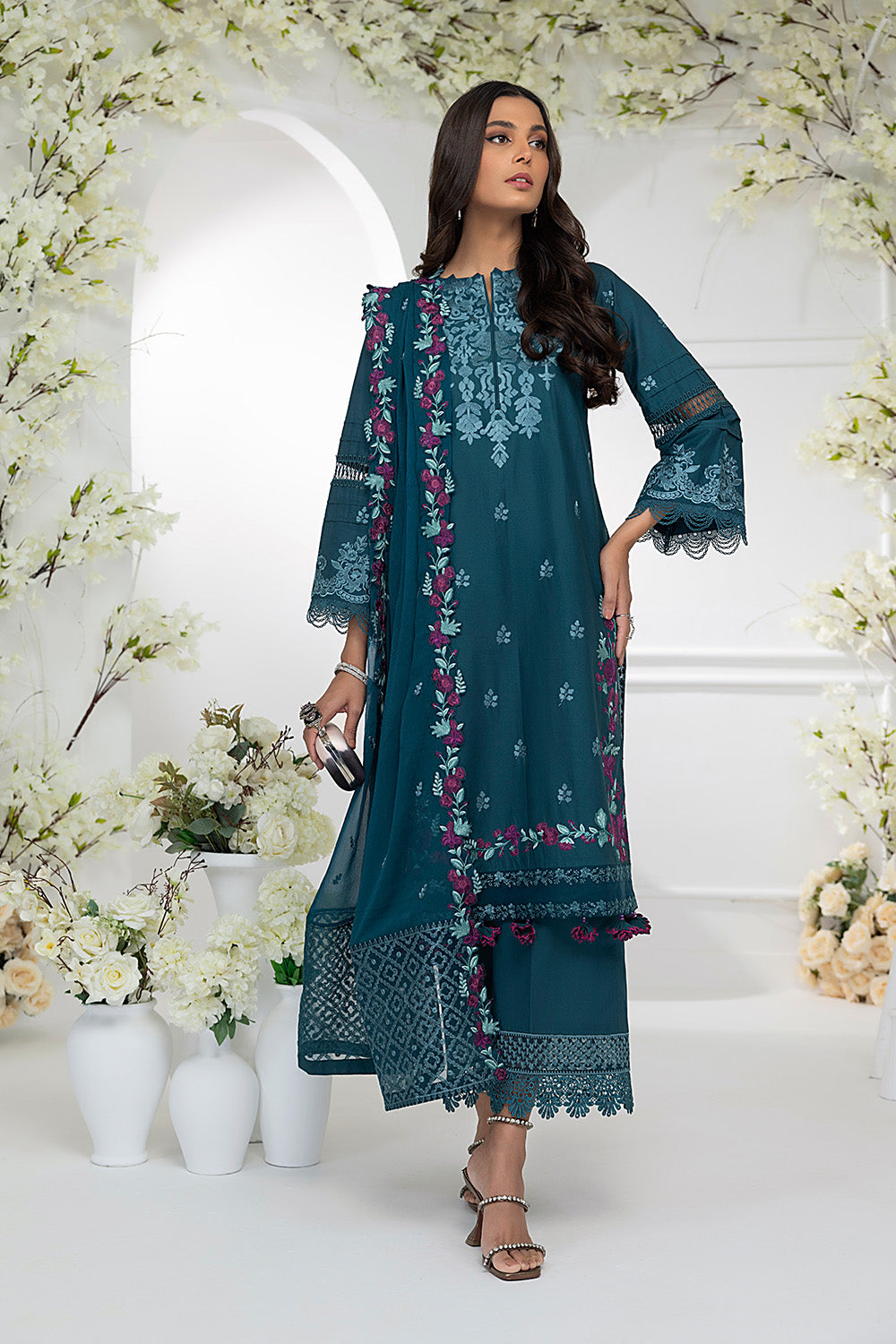 Azure Luxury Lawn Eid Edit '23 - Moonlight