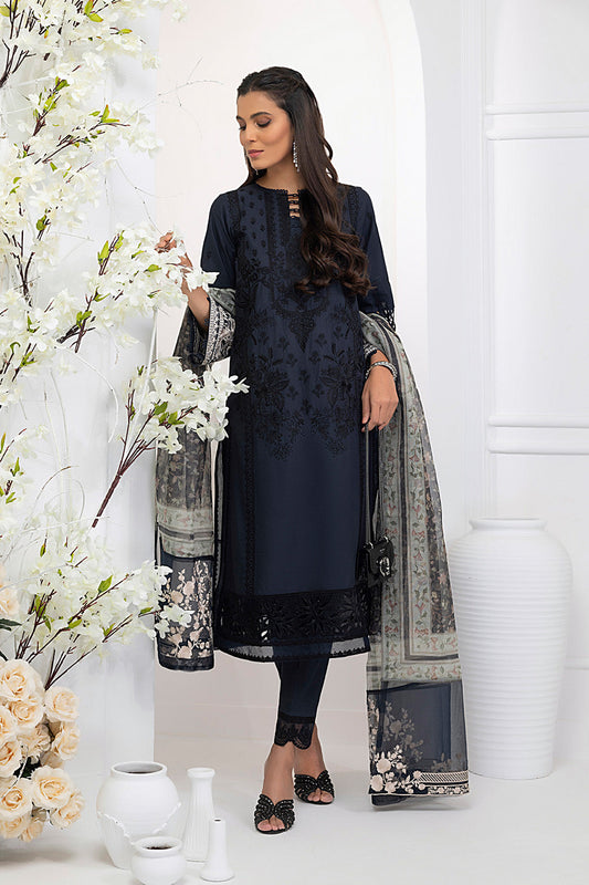 Azure Luxury Lawn Eid Edit '23 - Honeywort