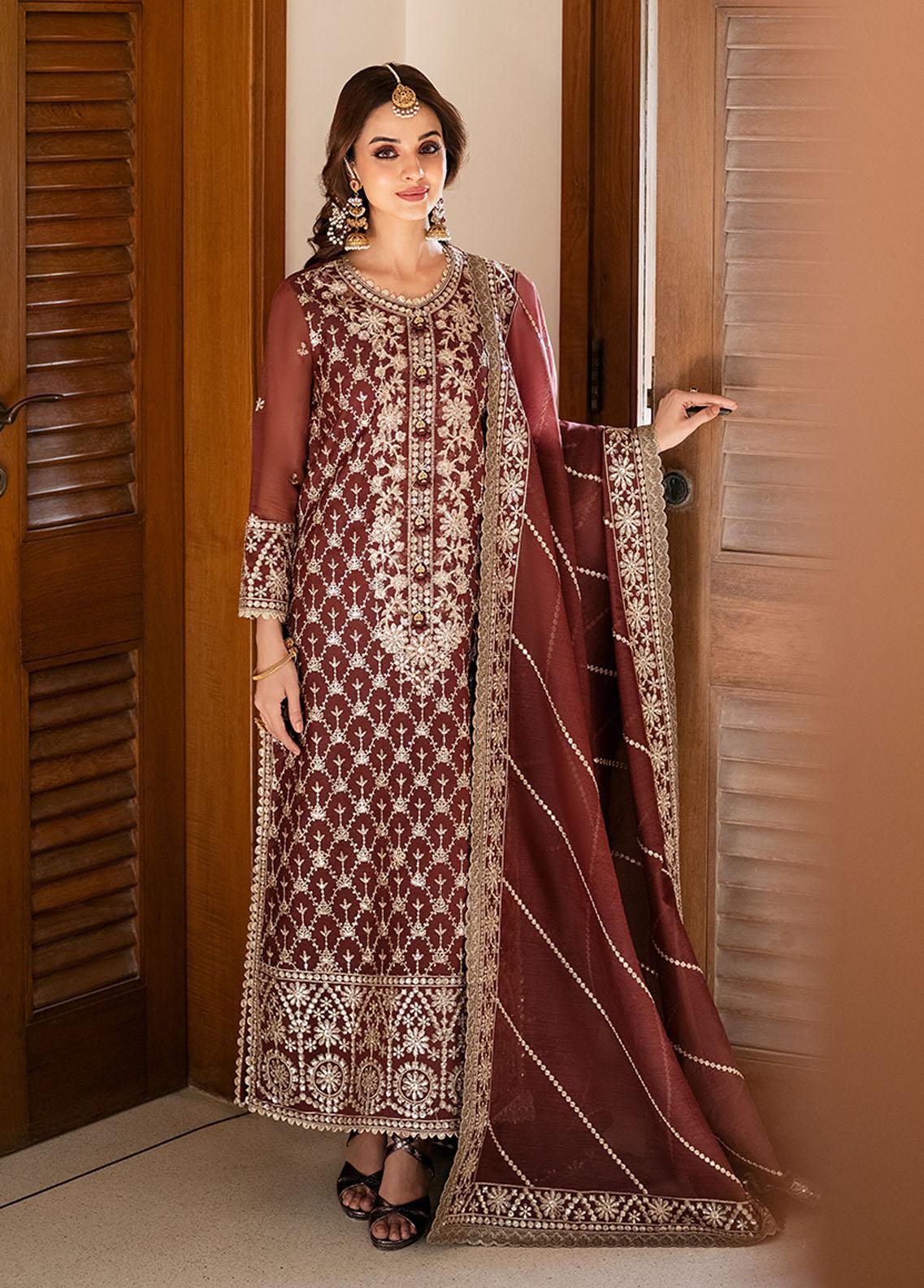 Asim jofa - Embroidered Festive Collection - AJKM-13