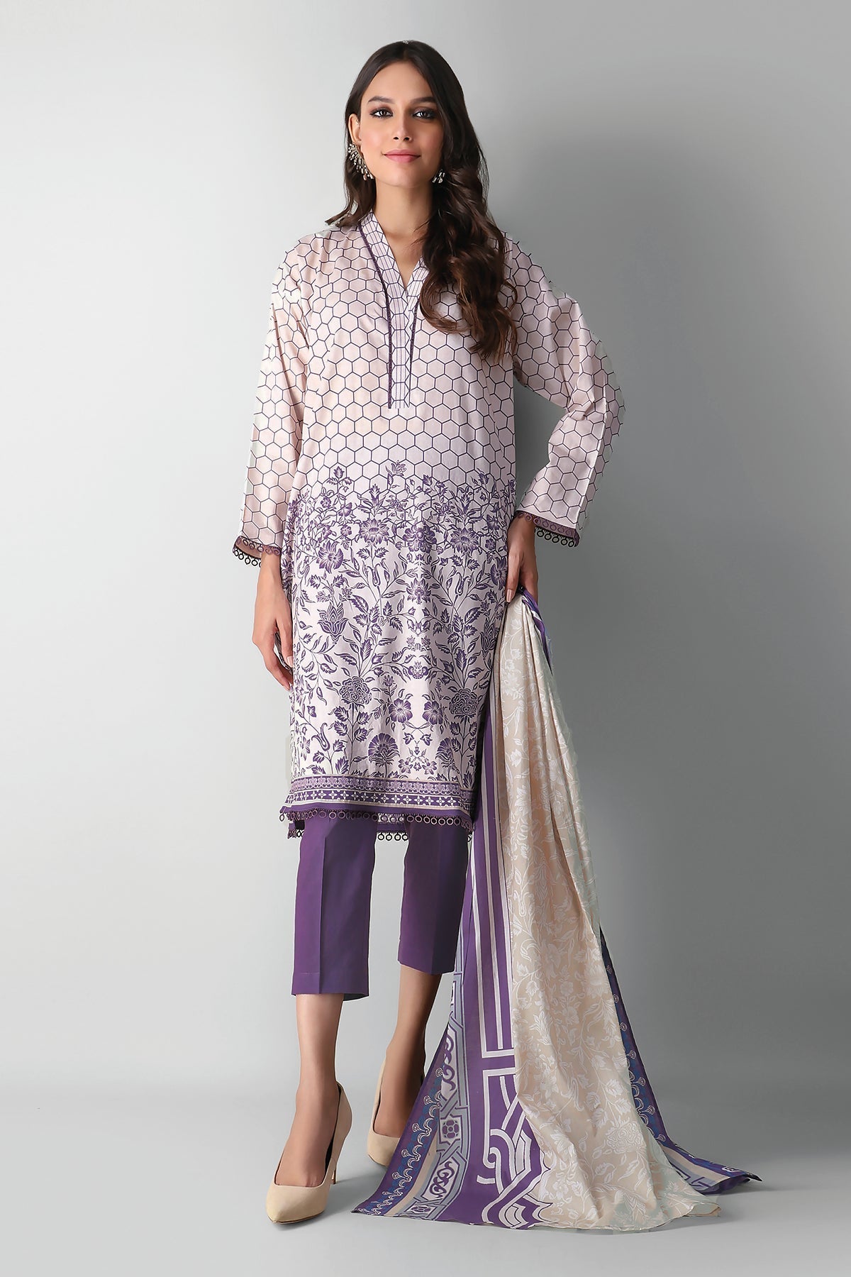 Khaadi Blue Autumn Collection - A210540