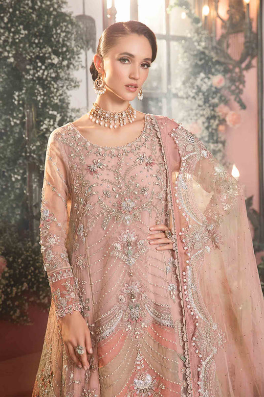 Pastel Pink BD-2706 | Maira. B. Mbroidered Wedding Edition