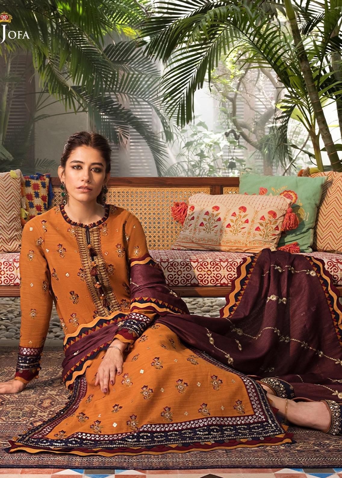 Asim jofa - Embroidered Festive Collection - AJK-01