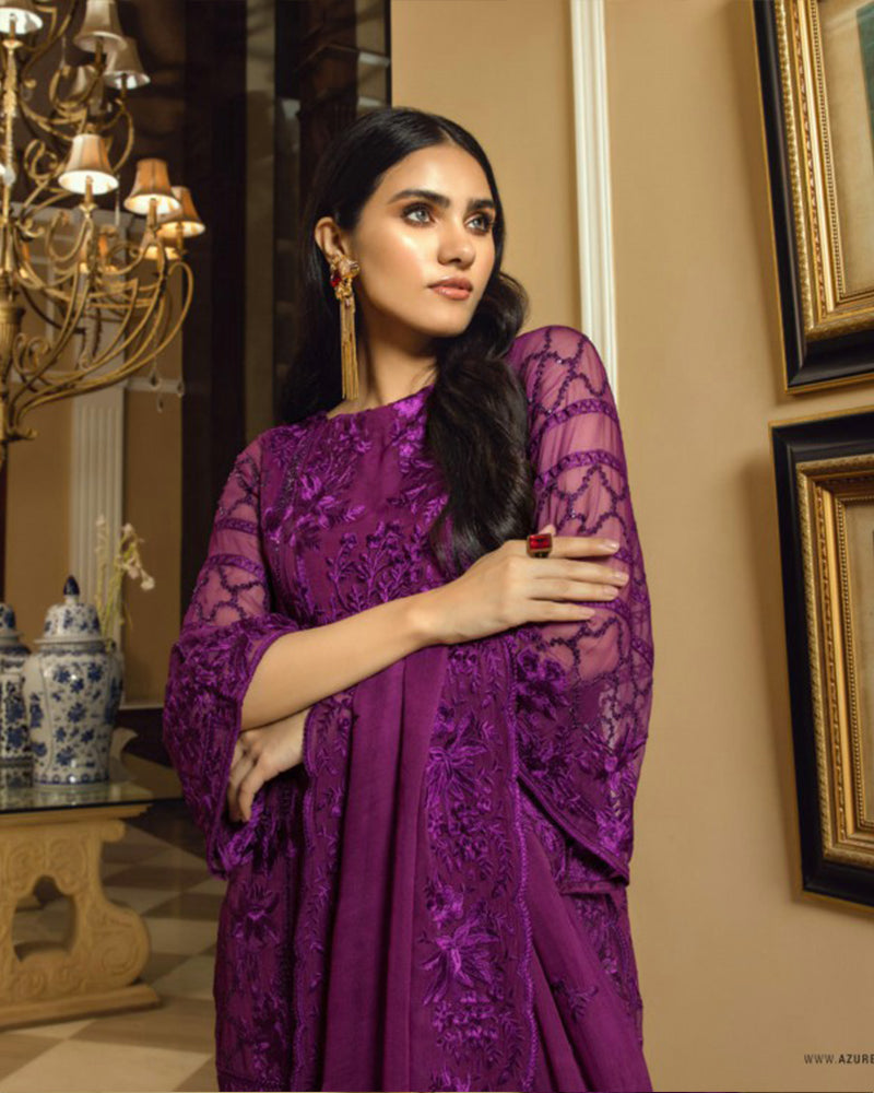 Azure Festive Luxe Chiffon Collection Vol-03 - Ethnic Charm
