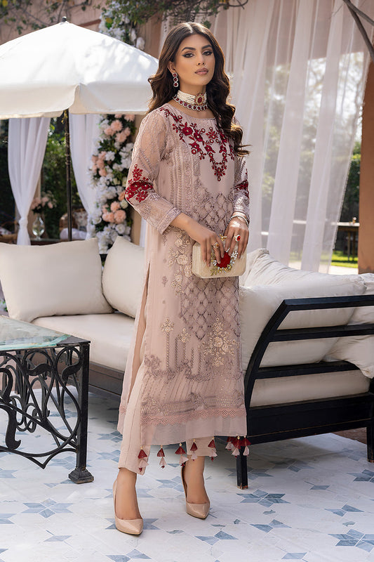 Azure Embroidered Luxury Formals Festive Eid Collection - Sandy Flora