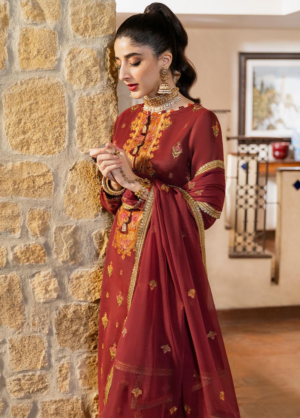 Asim jofa - Embroidered Festive Collection - AJKM-20