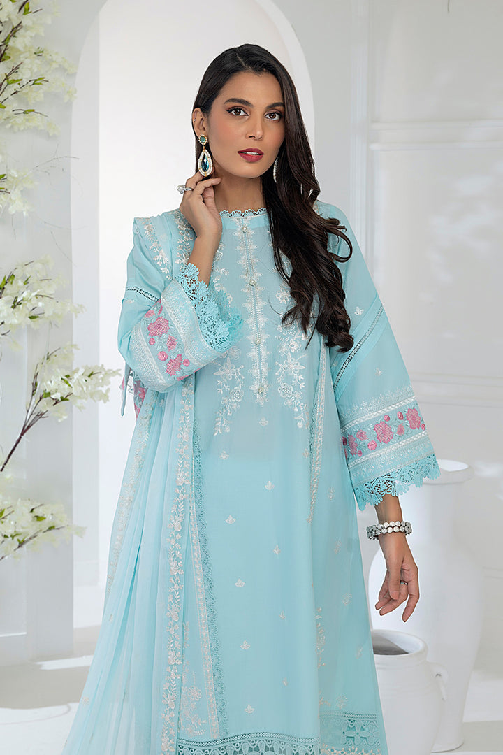 Azure Luxury Lawn Eid Edit '23 - Sky Glow