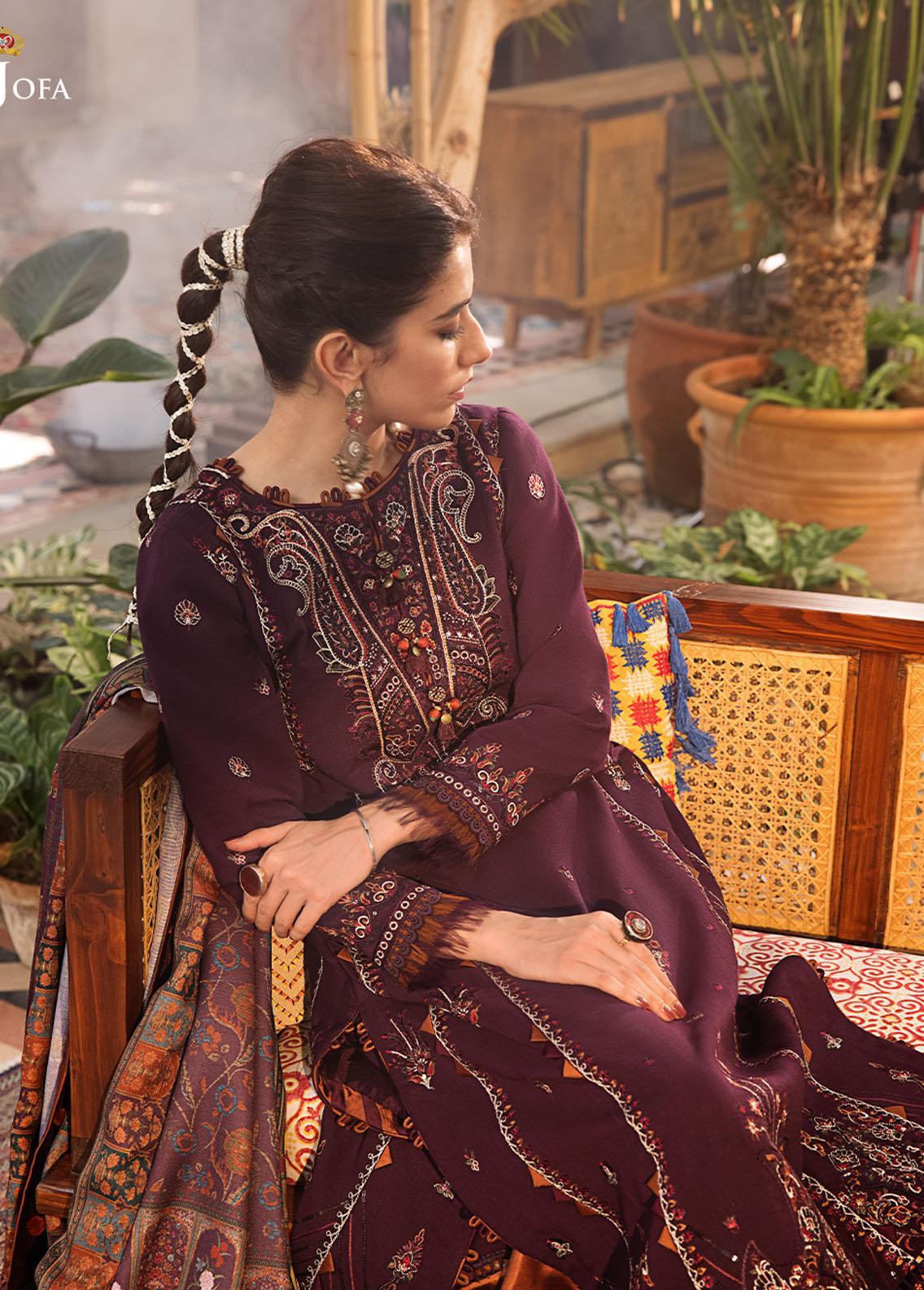 Asim jofa - Embroidered Festive Collection - AJK-09