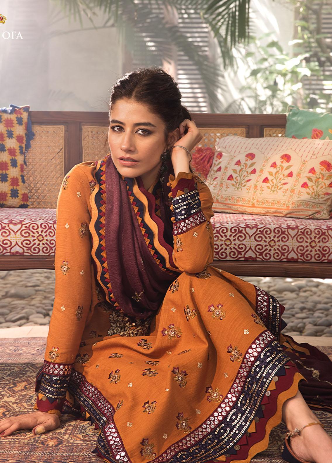 Asim jofa - Embroidered Festive Collection - AJK-01