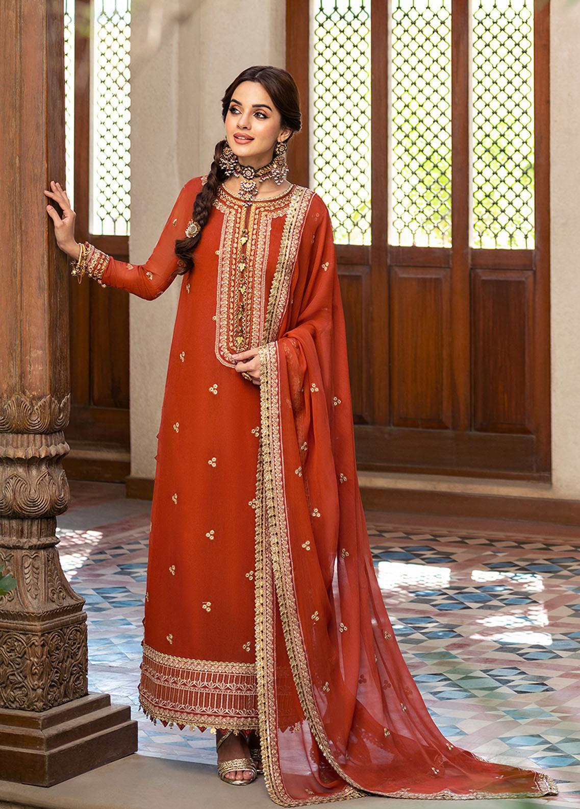 Asim jofa - Embroidered Festive Collection - AJKM-03