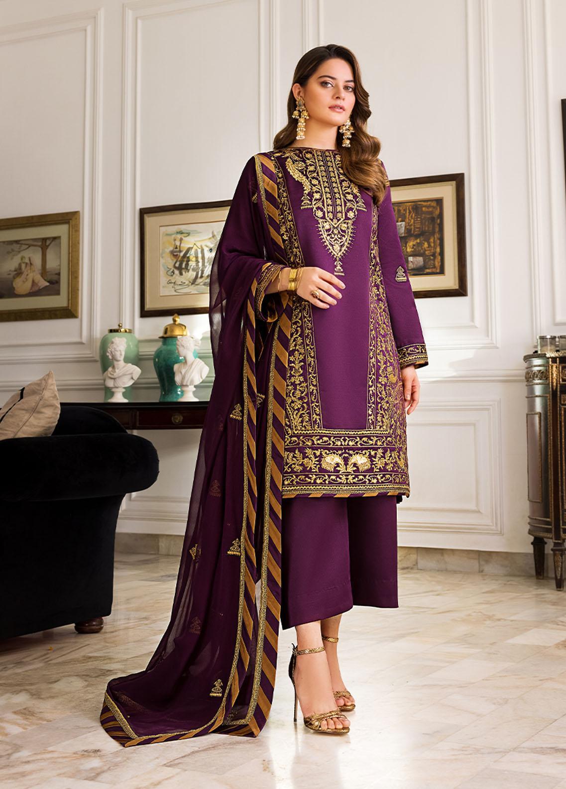 Asim jofa - Embroidered Festive Collection - AJSM-08