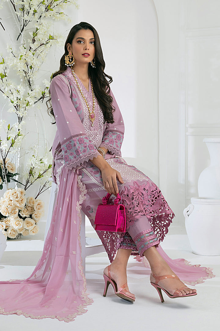 Azure Luxury Lawn Eid Edit '23 - Rising Pansy