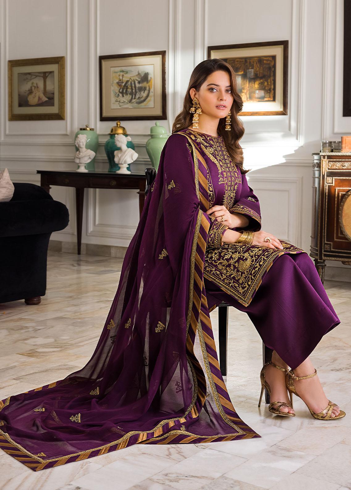 Asim jofa - Embroidered Festive Collection - AJSM-08