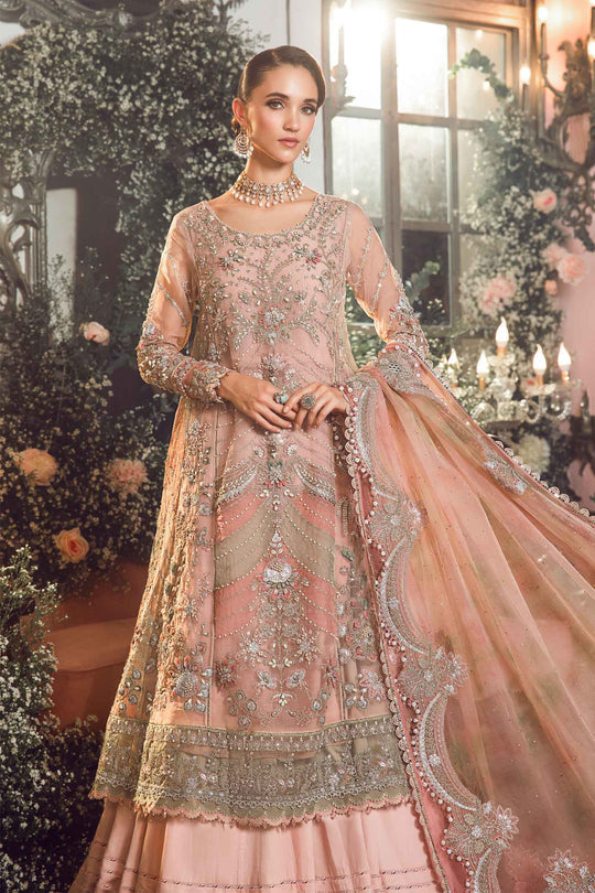 Pastel Pink BD-2706 | Maira. B. Mbroidered Wedding Edition