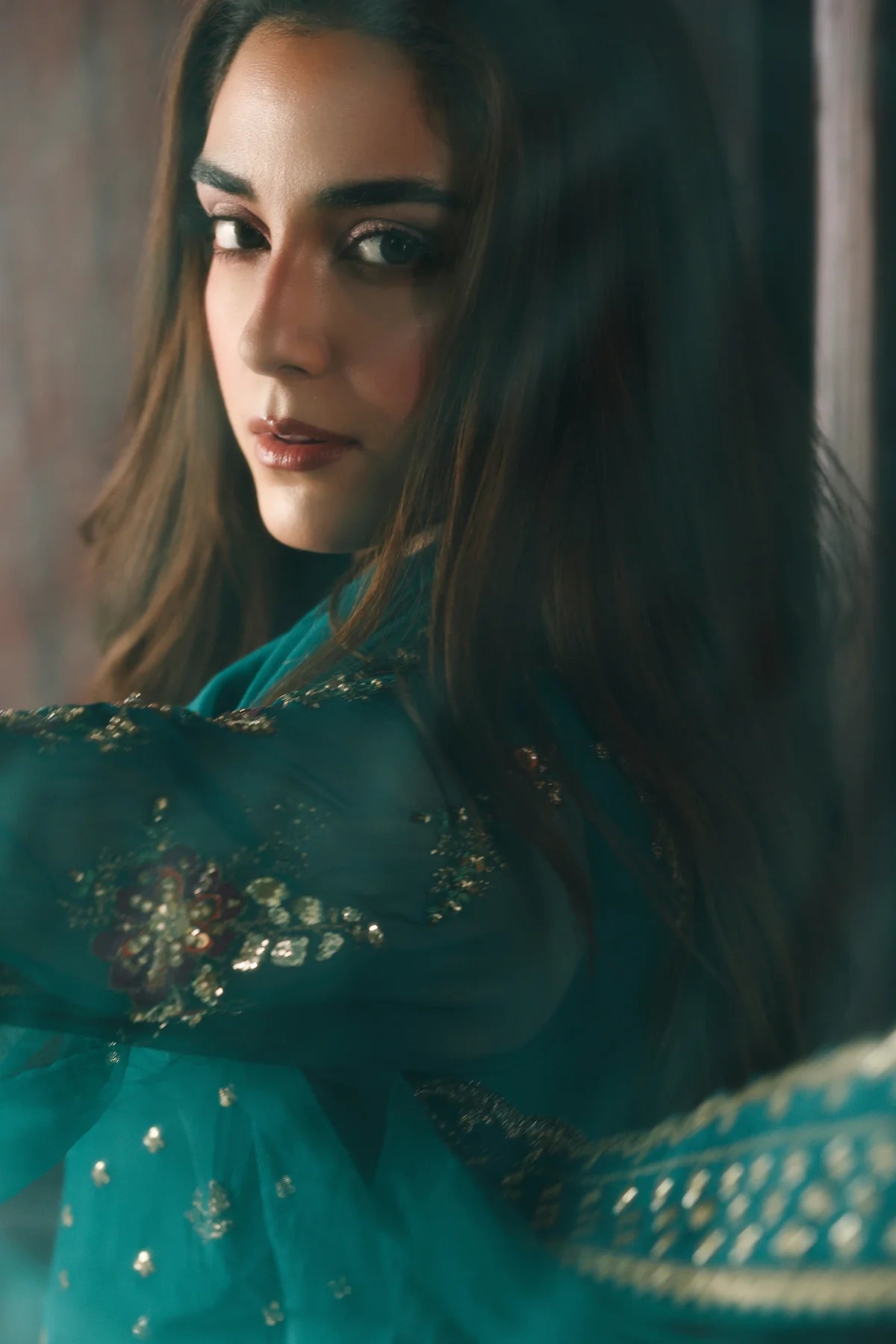 3 Piece Unstitched Luxury Suit | DJW5-04