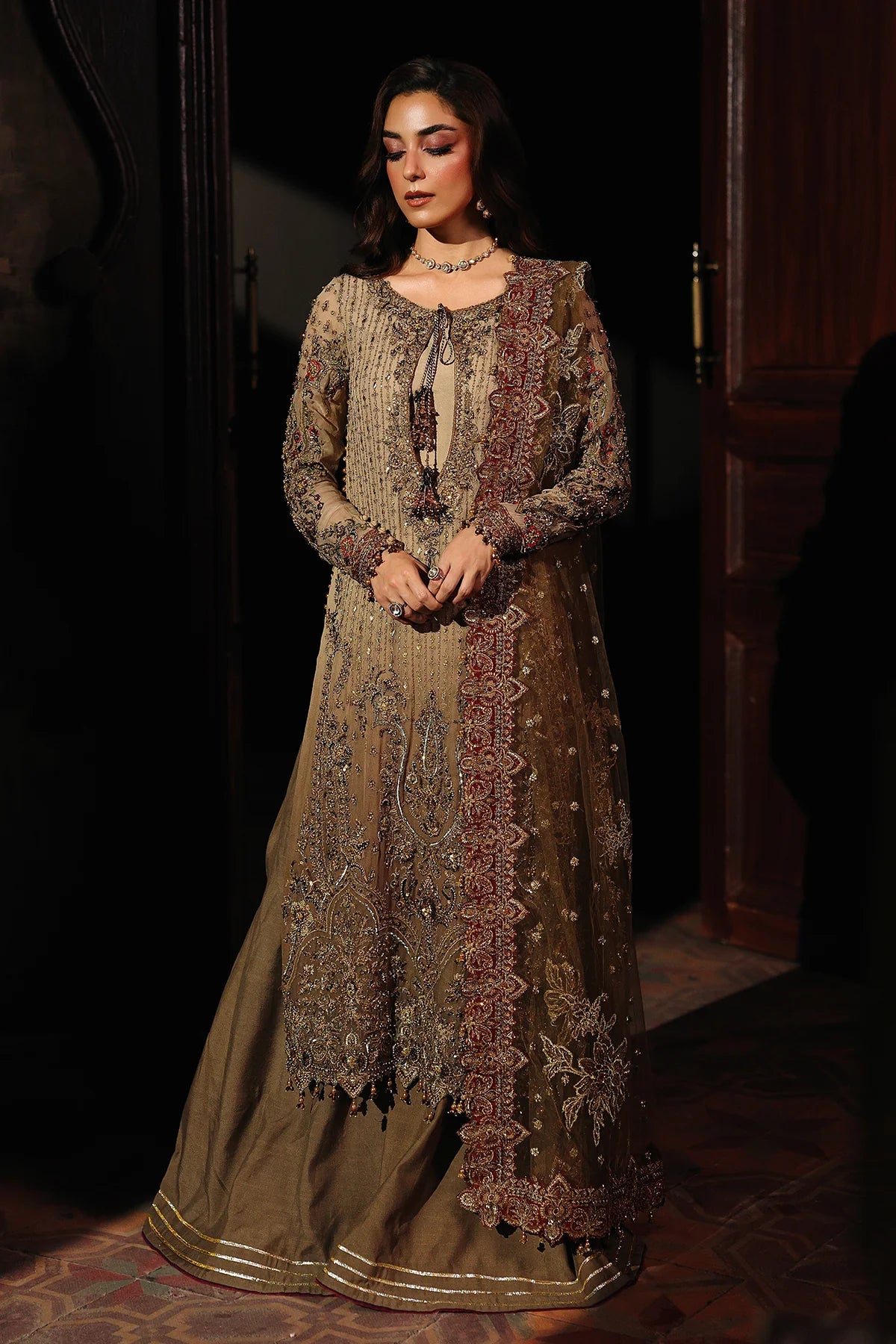 3 Piece Unstitched Luxury Suit | DJW5-02