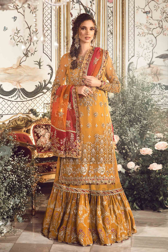 Mustard BD-2707 | Maira. B. Mbroidered Wedding Edition