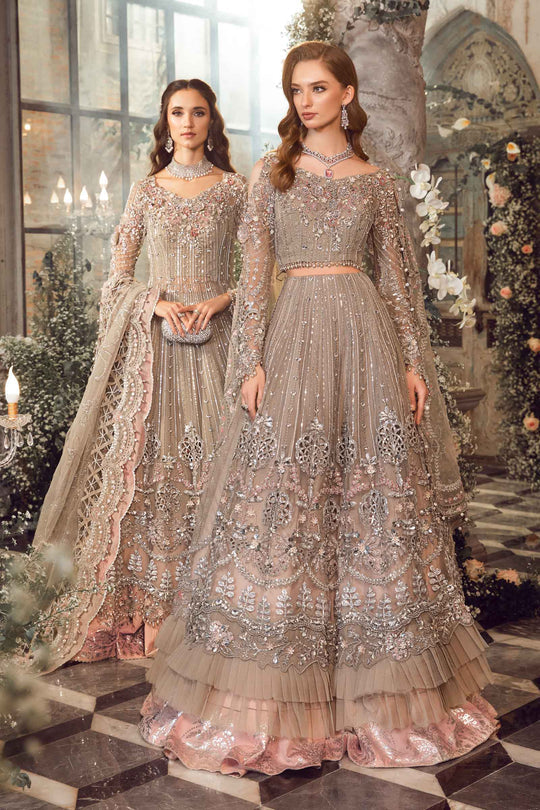 Grey BD-2703 | Maira. B. Mbroidered Wedding Edition