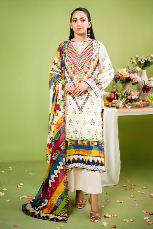 GJRH-03 | Rang-e-Haya Unstitched Lawn