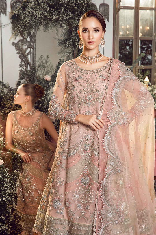 Pastel Pink BD-2706 | Maira. B. Mbroidered Wedding Edition