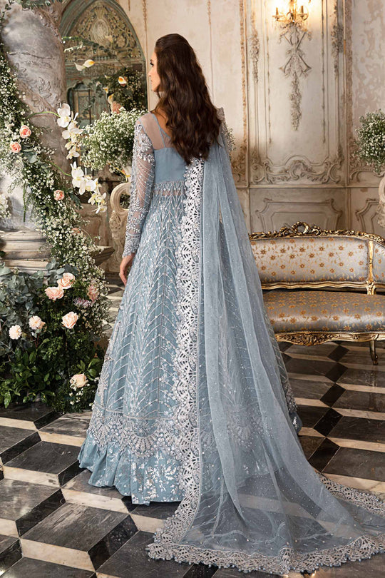 Ice Blue BD-2702 | Maira. B. Mbroidered Wedding Edition