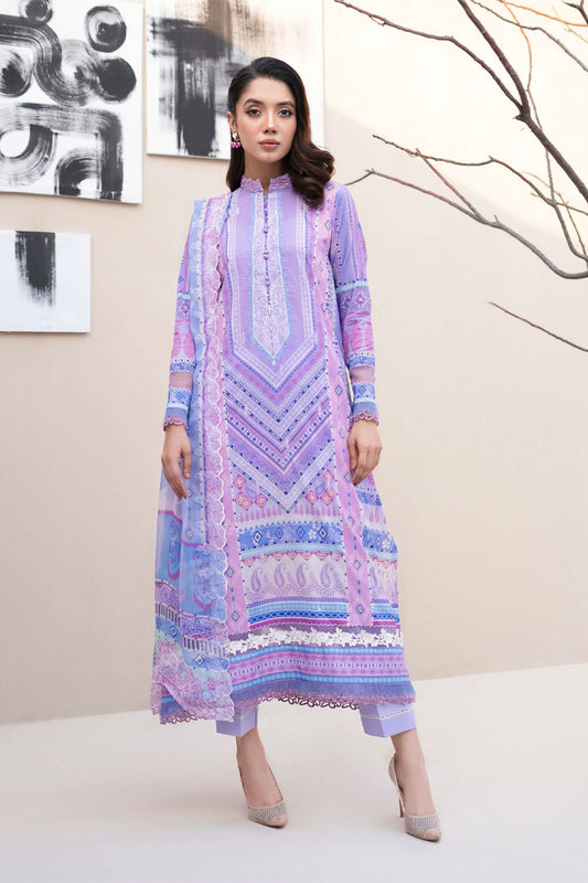 GJMA006 - Morja - Digital Printed Embroidered 03 Pcs