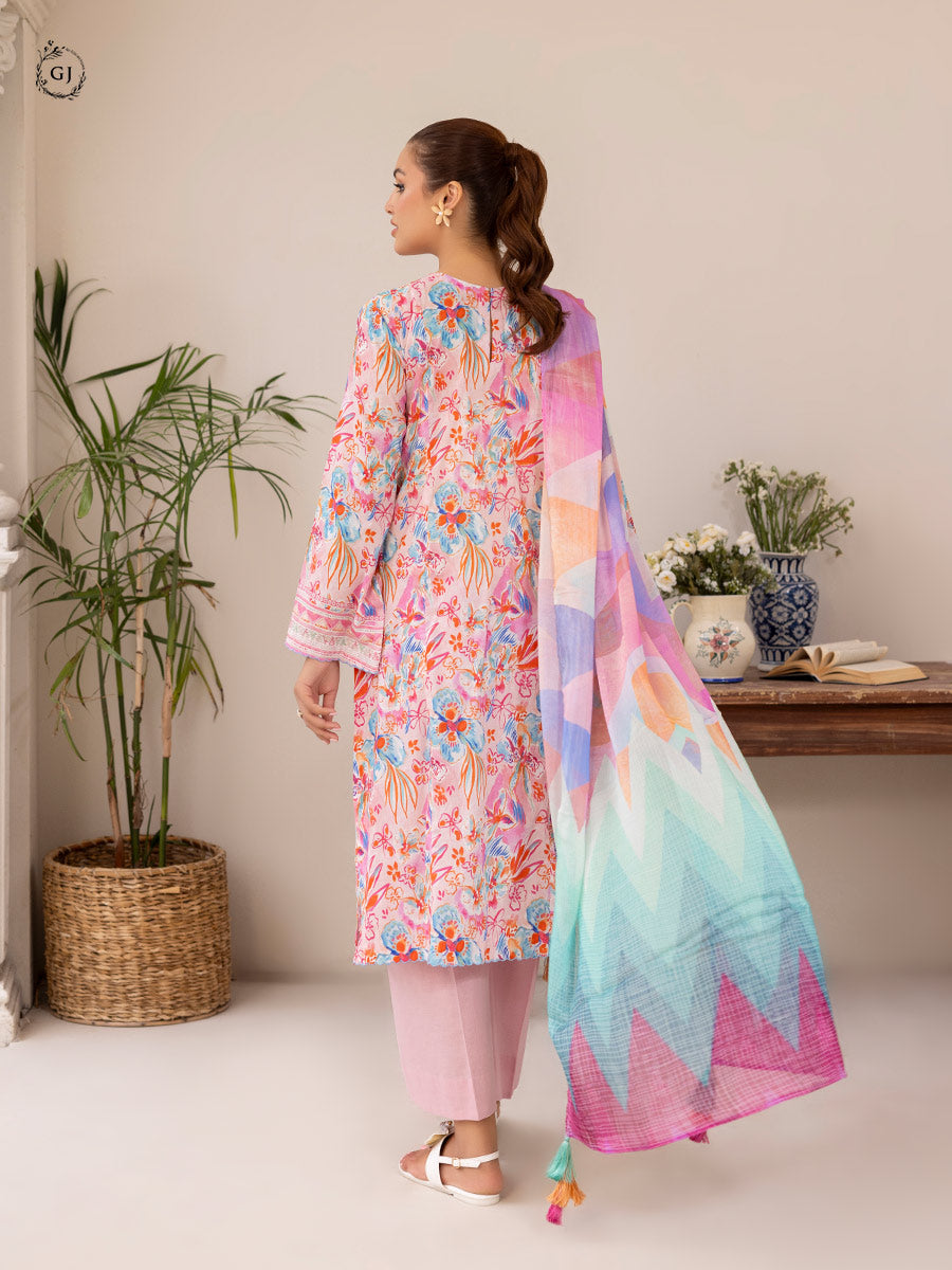 GJZA005  -  Zaya | 03 Pcs Unstitched Lawn Edit '24