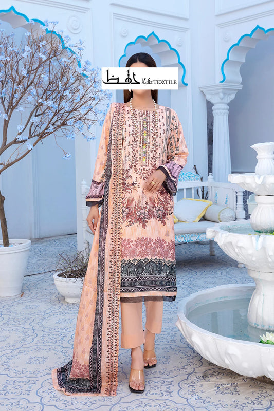 Sophie Printed Lawn BY Hafiz Textile D#7