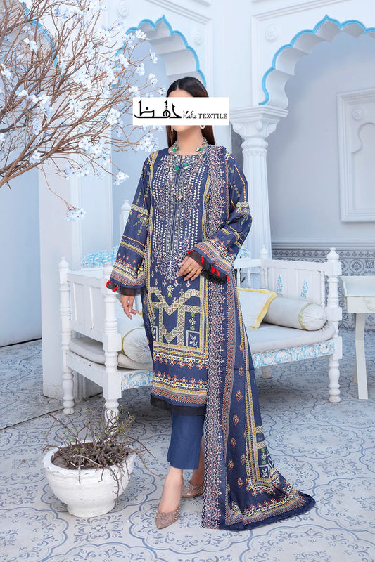 Sophie Printed Lawn BY Hafiz Textile D#10