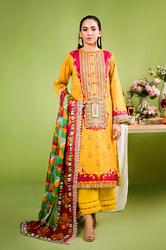 GJRH-08 | Rang-e-Haya Unstitched Lawn