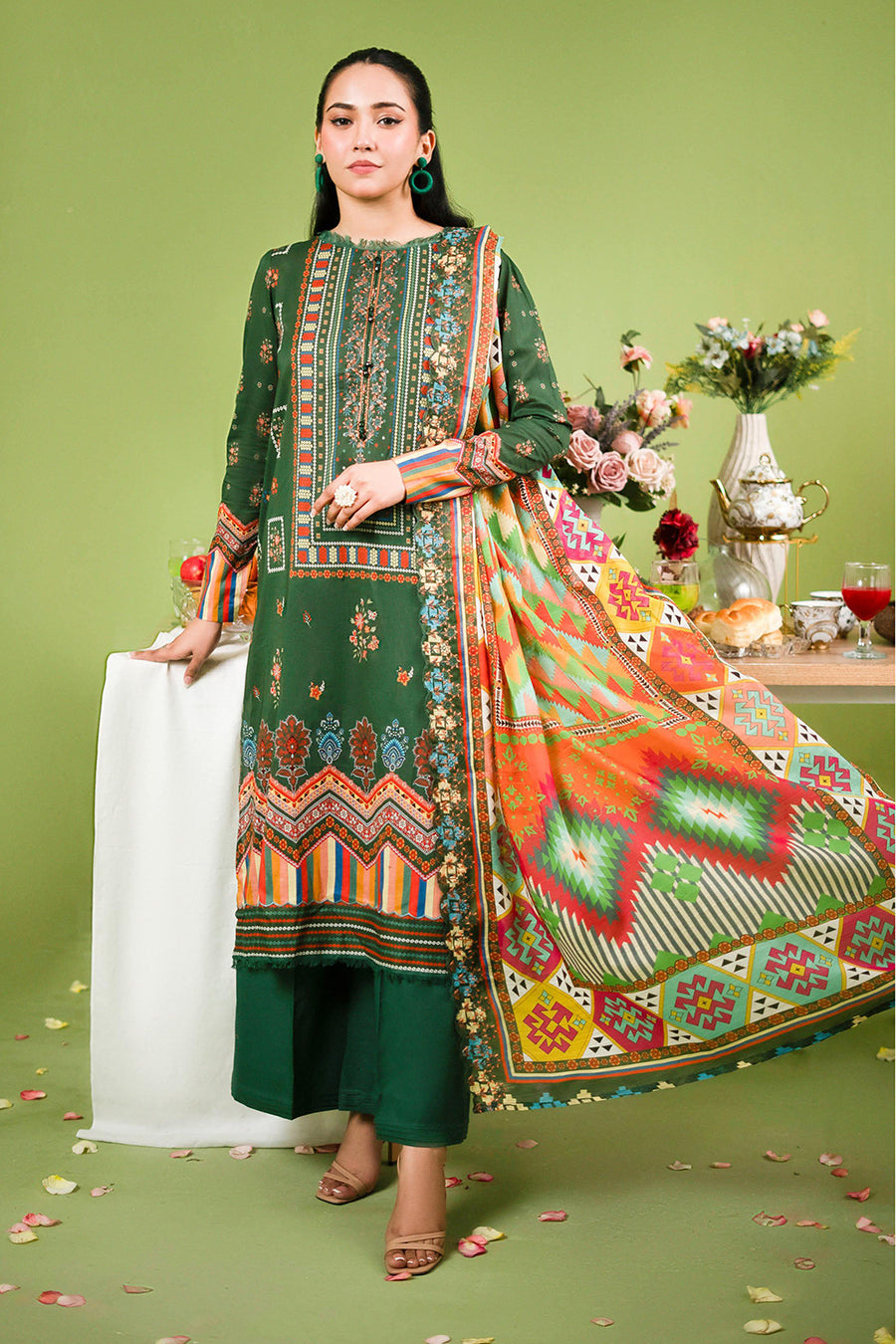 GJRH-12 | Rang-e-Haya Unstitched Lawn