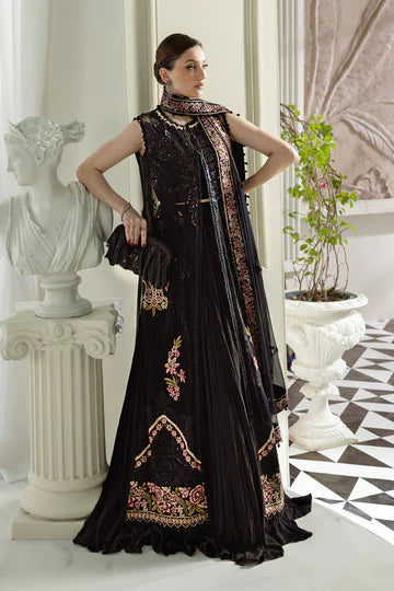 3 Piece Unstitched Embroidered Chiffon Suit | D4