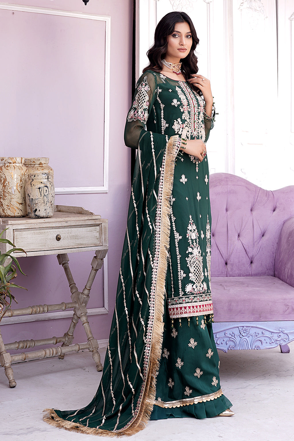 Afsaneh Vol - 02 By Maryam's Chiffon Collection Series - A-204