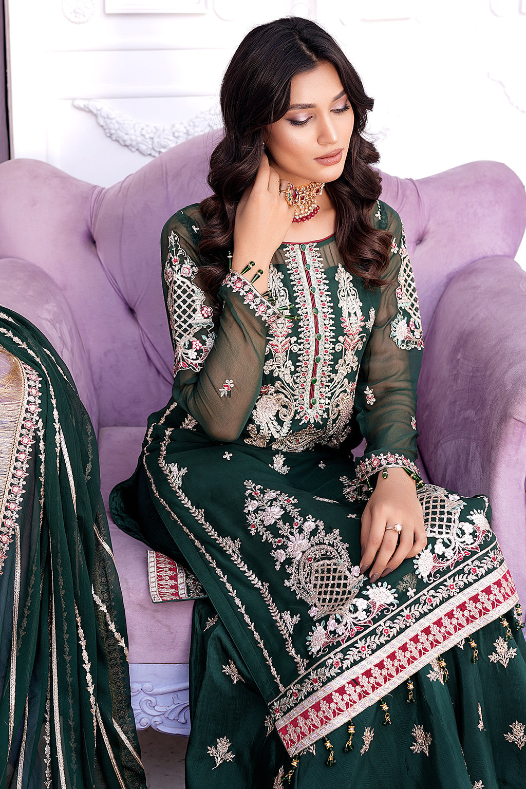 Afsaneh Vol - 02 By Maryam's Chiffon Collection Series - A-204