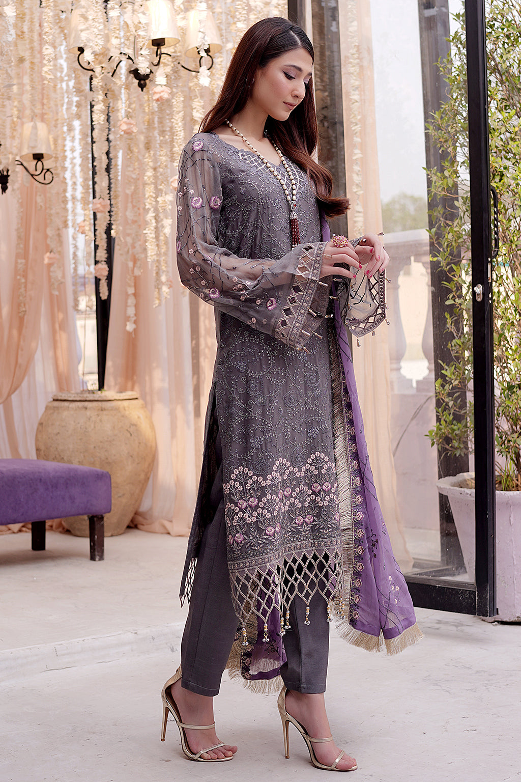 Afsaneh Vol - 02 By Maryam's Chiffon Collection Series - A-208