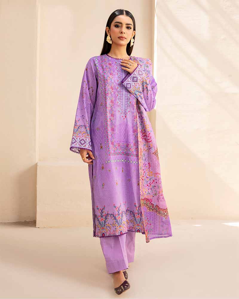 GRUS2403-02  |  Ruhay Sukhan Vol - 03 Embroidered 03 Pcs Lawen Edit