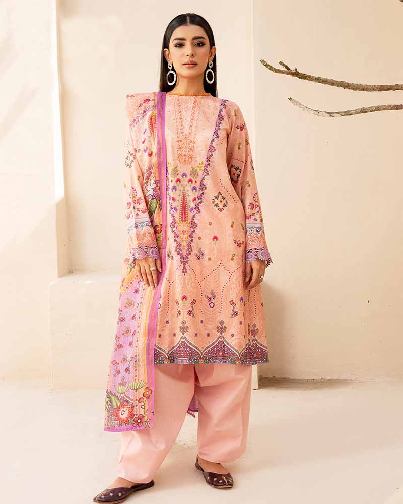 GRUS2403-04  |  Ruhay Sukhan Vol - 03  | Embroidered 03 Pcs Lawen Edit