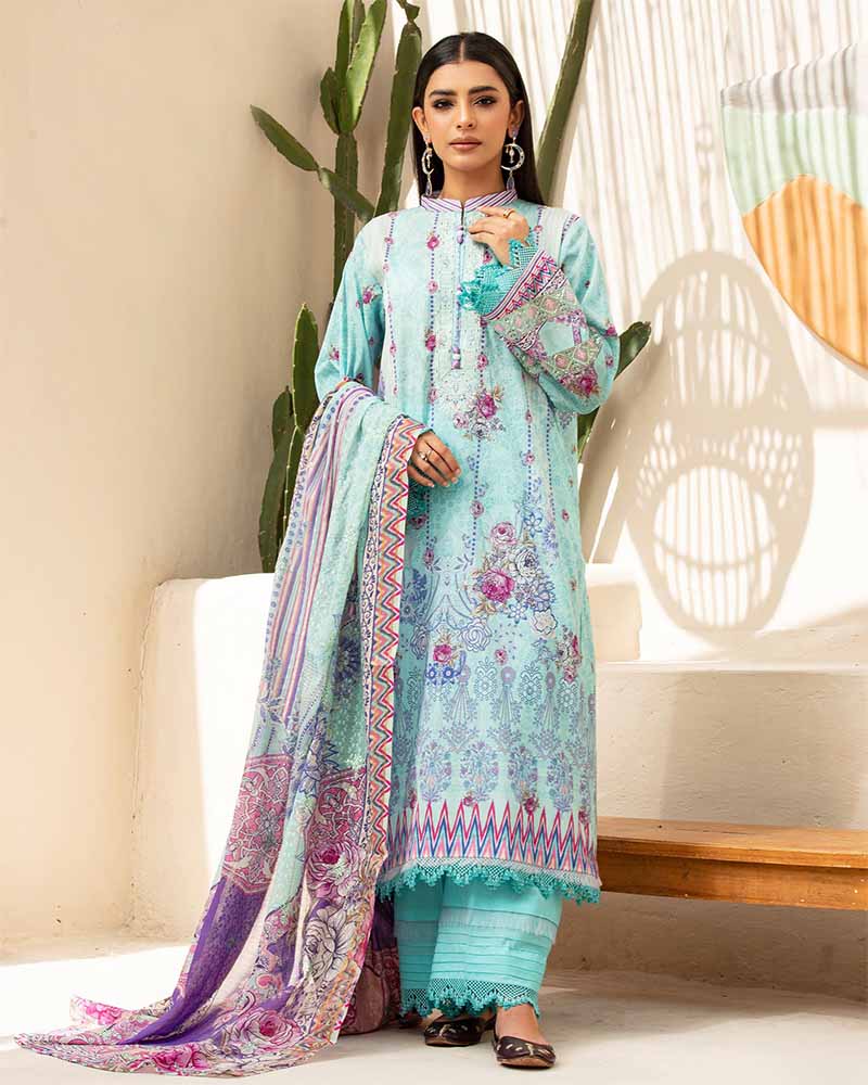 GRUS2403-08  |  Ruhay Sukhan Vol - 03  | Embroidered 03 Pcs Lawen Edit