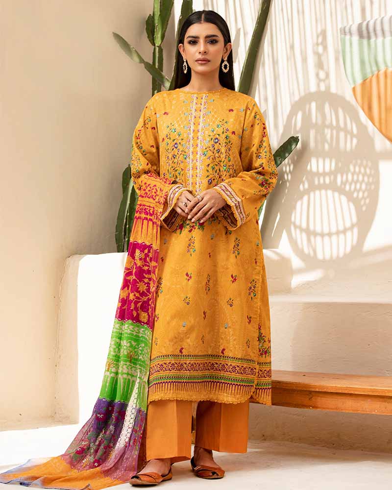 GRUS2403-09  |  Ruhay Sukhan Vol - 03  | Embroidered 03 Pcs Lawen Edit