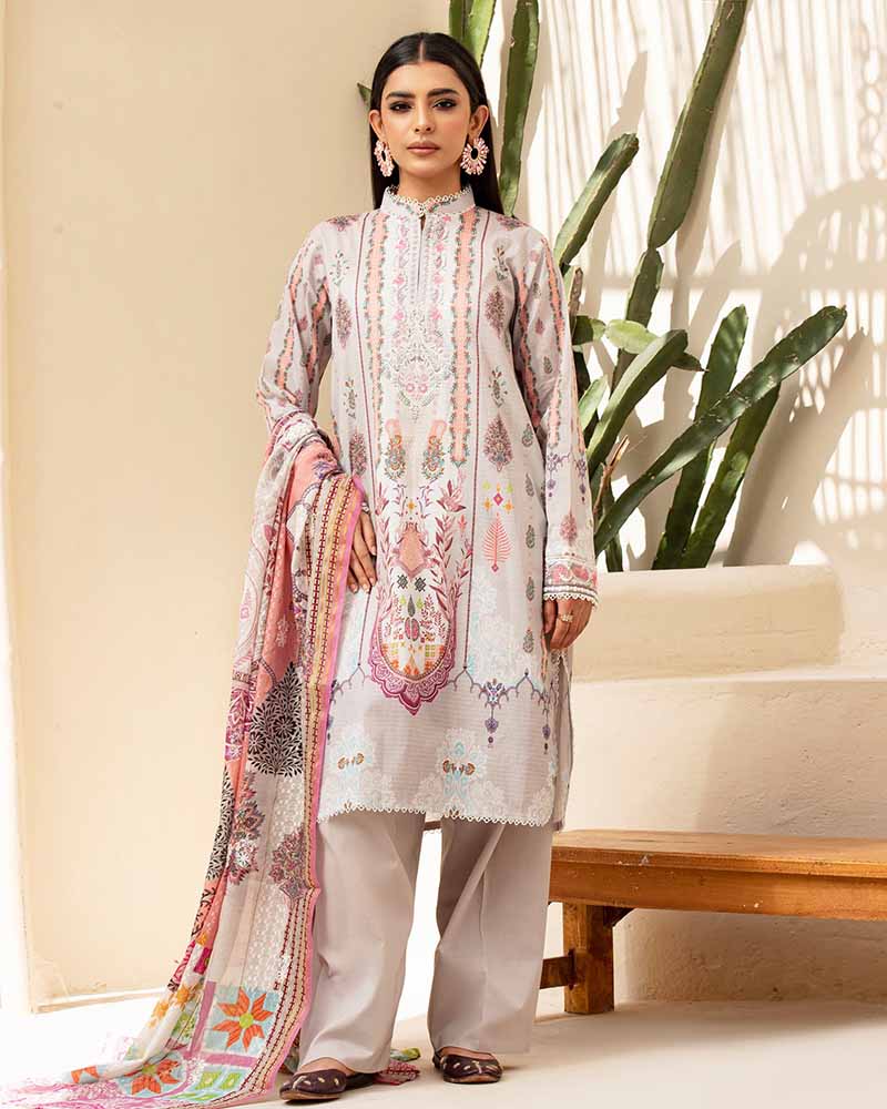 GRUS2403-10  |  Ruhay Sukhan Vol - 03  | Embroidered 03 Pcs Lawen Edit