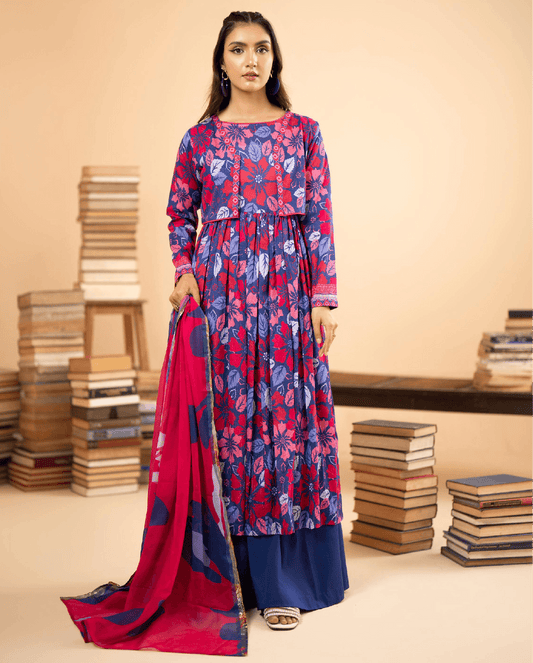 GJIK-007 |  IRMAK - 03 Pc Unstitched Lawn