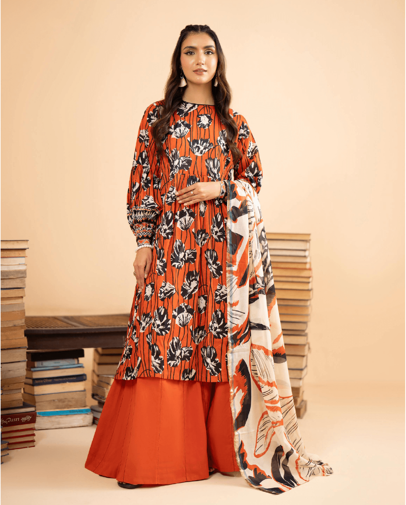 GJIK-001 |  IRMAK - 03 Pc Unstitched Lawn