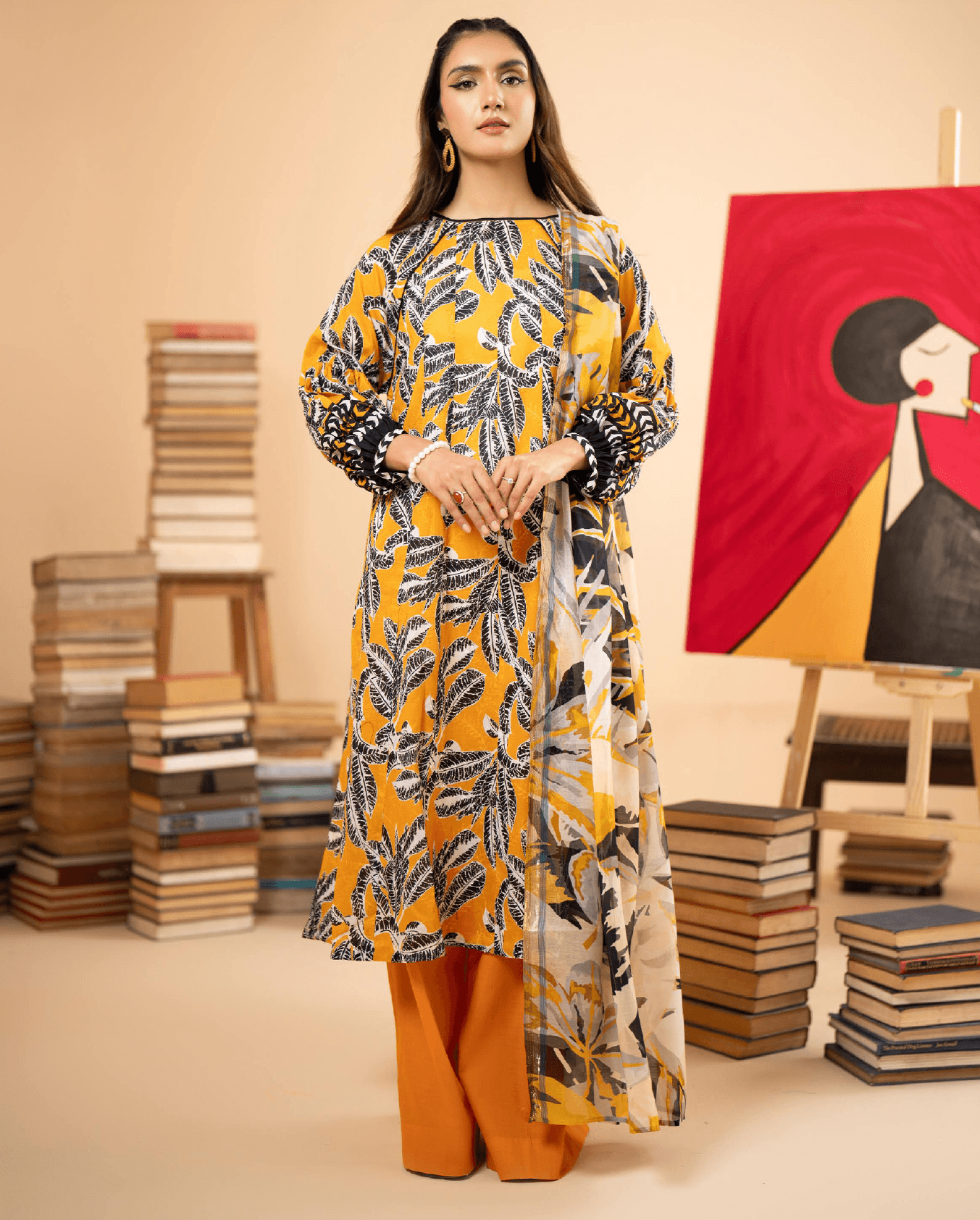 GJIK-011 |  IRMAK - 03 Pc Unstitched Lawn