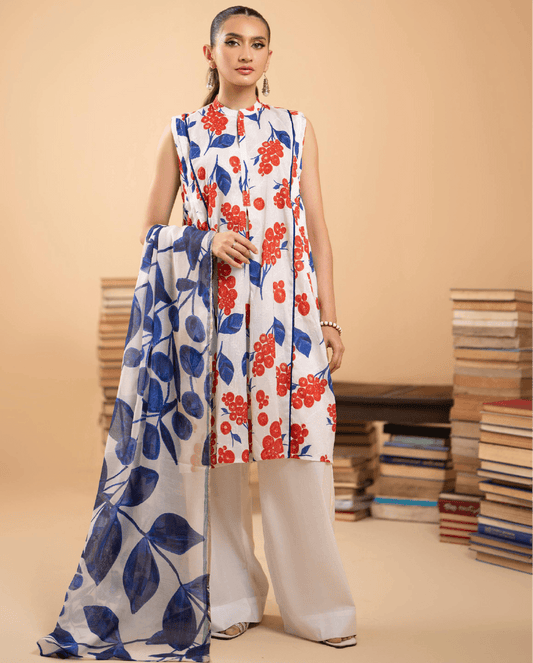 GJIK-002 |  IRMAK - 03 Pc Unstitched Lawn