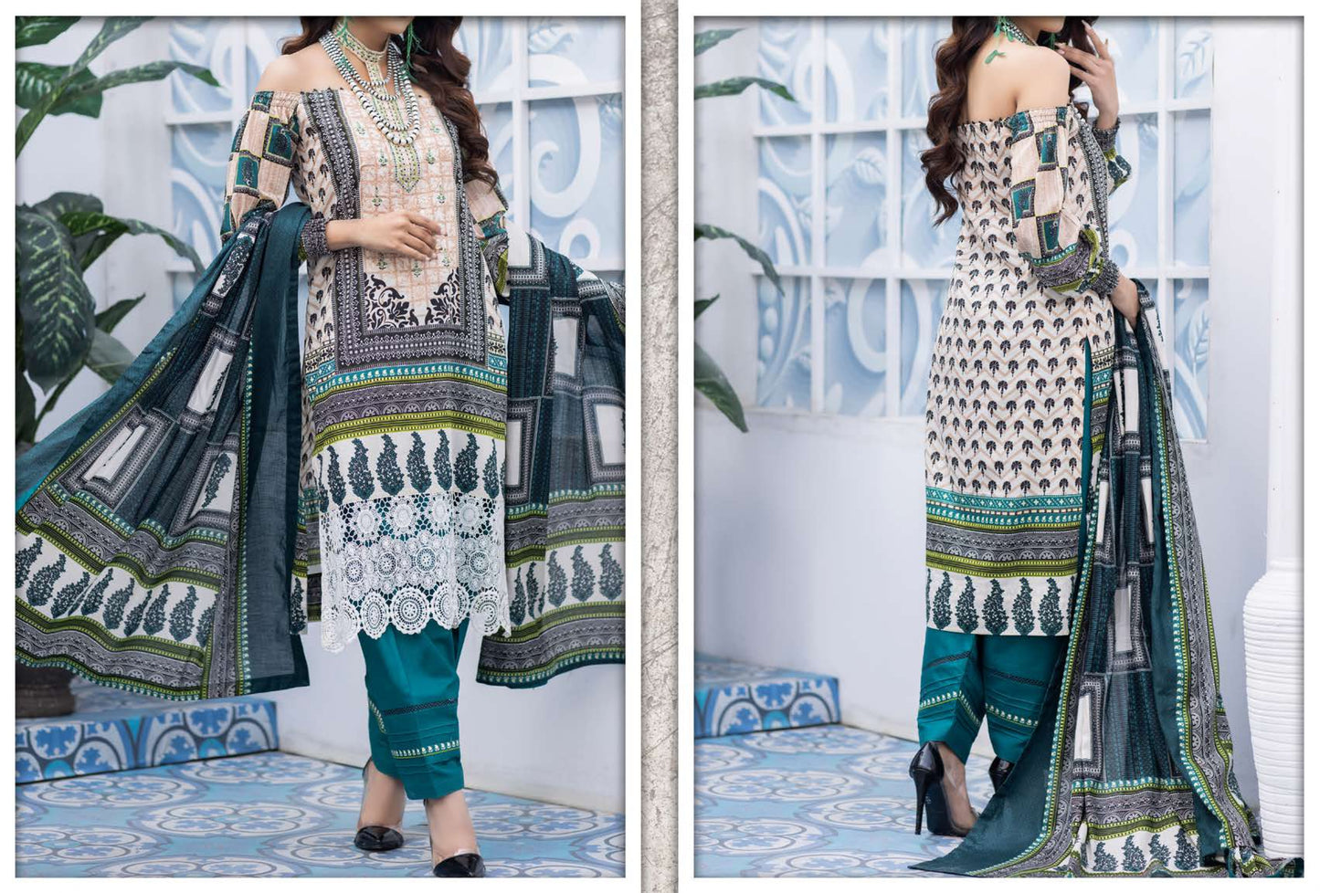 PINE PREMIUM EMB LAWN COLLECTION BY HAFIZ TEXTILE D#3